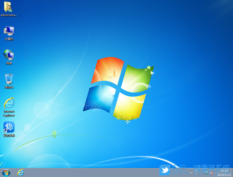Win7 支持Intel 8/9/10/11/12/13代CPU驅動 64位旗艦版 系統桌面